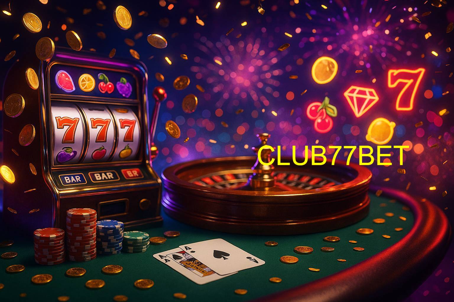 Jogos emocionantes no CLUB77BET